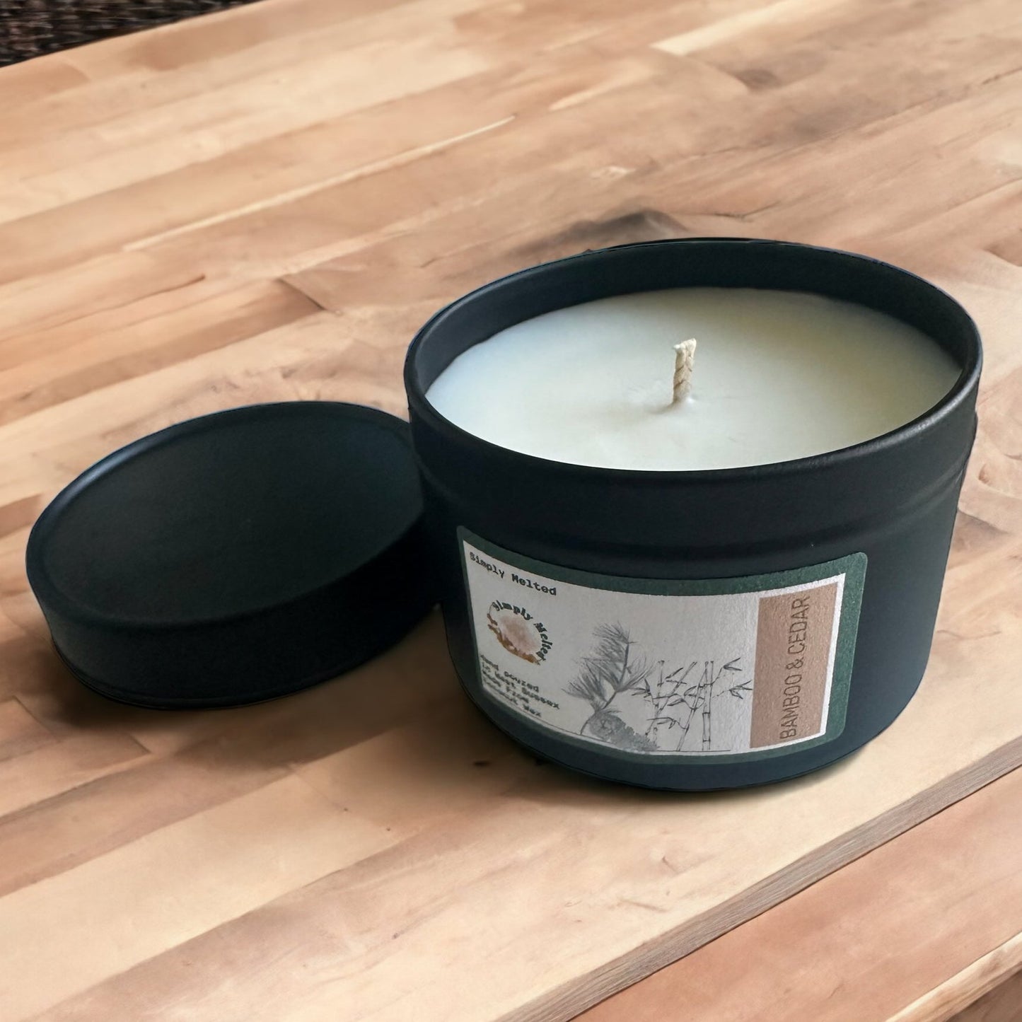 Bamboo & Cedar Candle - ScentiMelti Home Fragrance, Beauty & Gifts UK