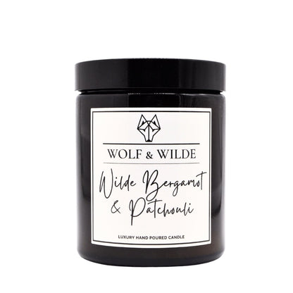 Bergamot & Patchouli Luxury Aromatherapy Scented Candle - ScentiMelti Home Fragrance, Beauty & Gifts UK