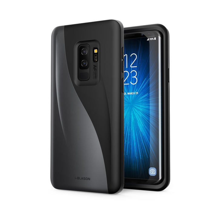 i-Blason Case for Galaxy S9+ Plus 2018 Release, Luna Series Premium Hybrid Protective Case (Black) - ScentiMelti Home Fragrance, Beauty & Gifts UK