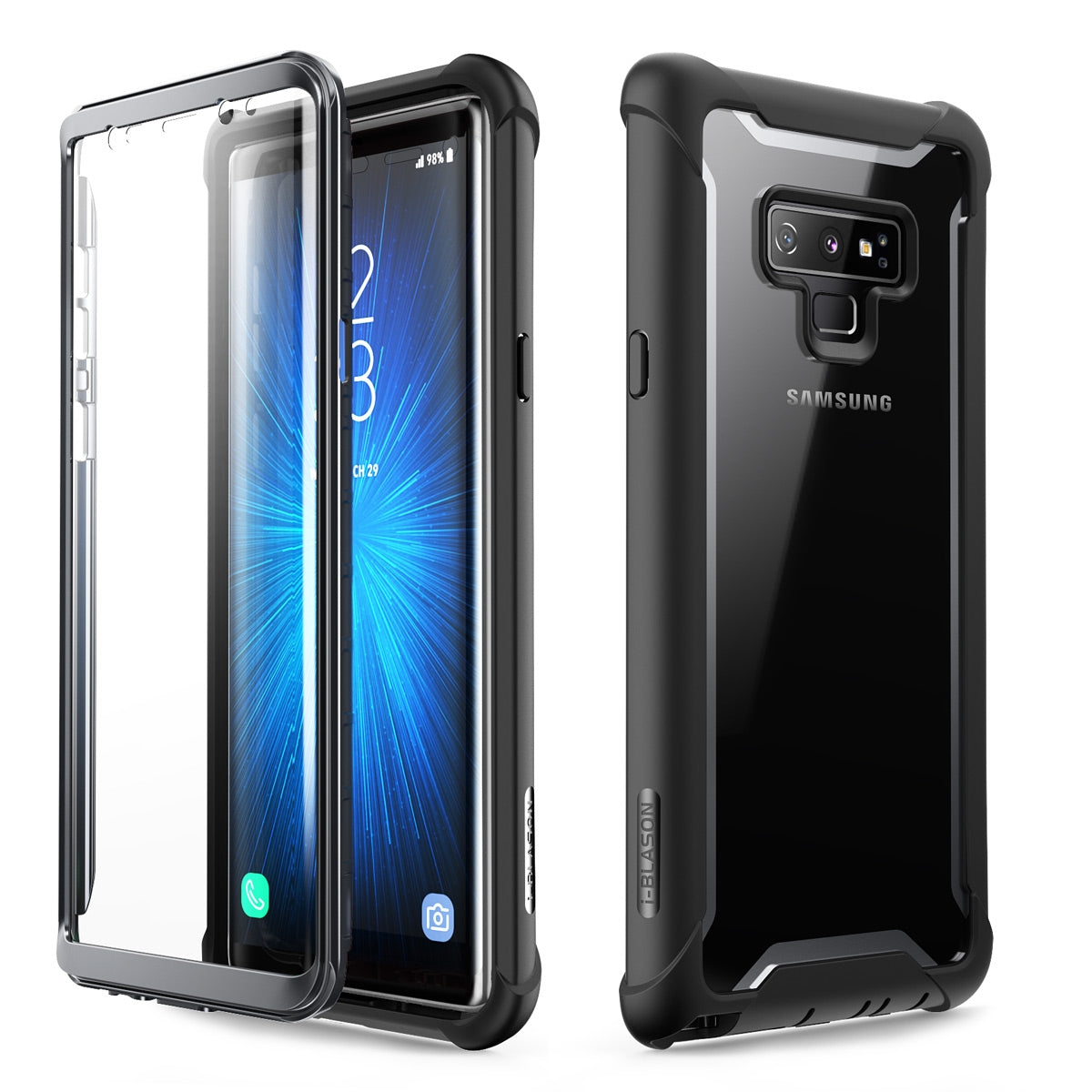 i-Blason Ares Designed for Galaxy Note 9 Case, Full-Body Rugged Clear Bumper Case with Built-in Screen Protector for Galaxy Note 9 2018 Release, Black i-Blason UK ScentiMelti Wax Melts