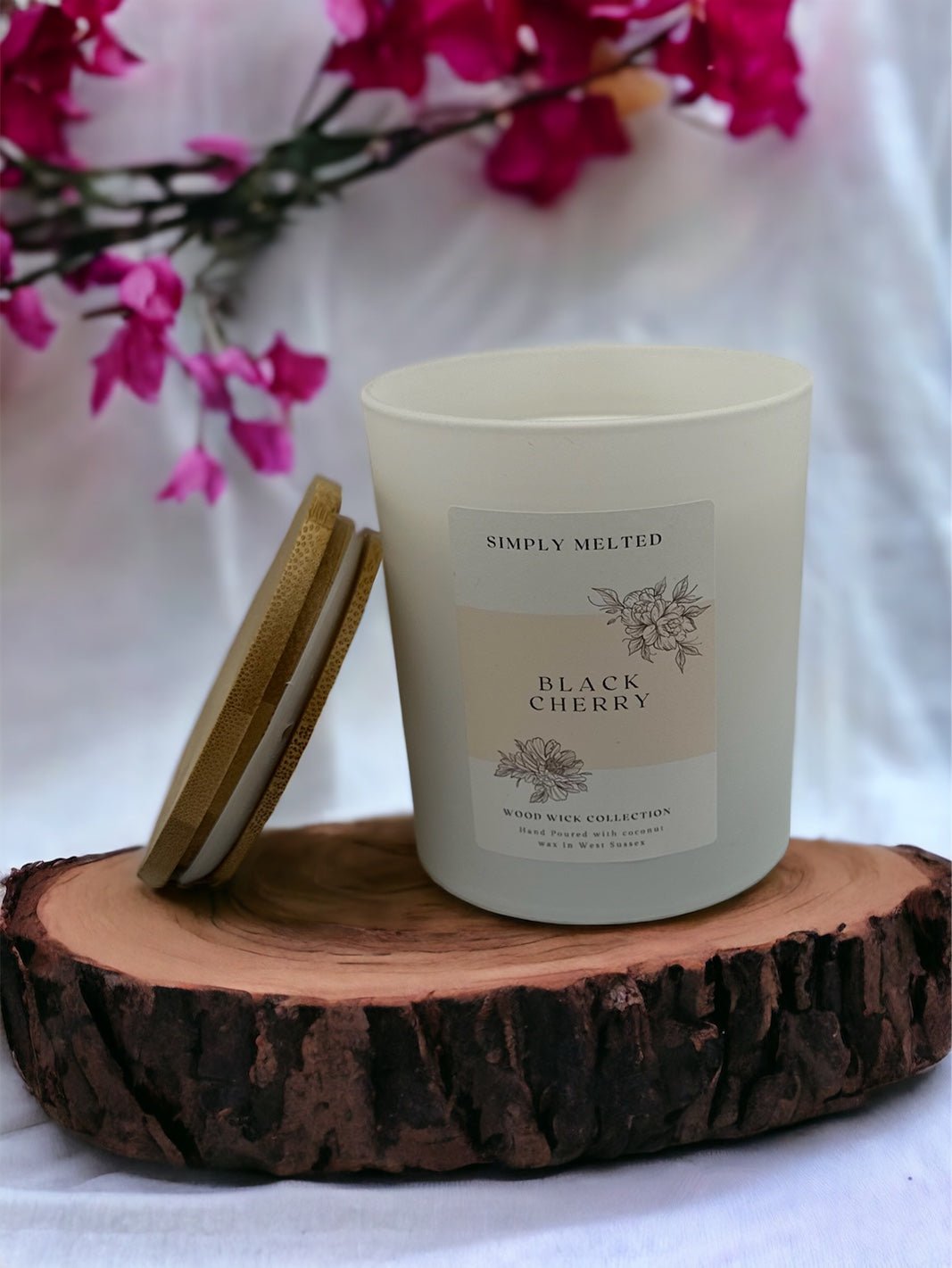 Black Cherry Candle | Coconut Wax Candle - ScentiMelti Home Fragrance, Beauty & Gifts UK