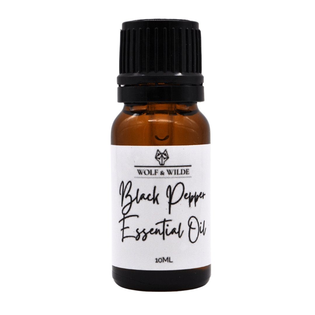 Black Pepper Organic Pure Essential Oil 10ml Wolf & Wilde ScentiMelti Wax Melts