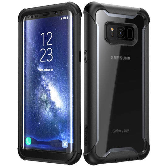 i-Blason Case for Galaxy S8+ Plus 2017 Release, Ares Full-Body Rugged Clear Bumper Case with Built-in Screen Protector for Samsung Galaxy S8+ Plus (Black) i-Blason UK ScentiMelti Wax Melts