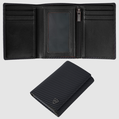 Carbon Fibre Black Wallet Card Holder - ScentiMelti Home Fragrance, Beauty & Gifts UK