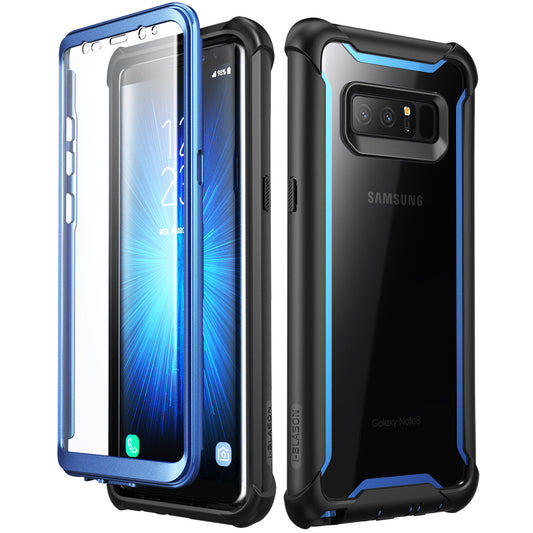 i-Blason Samsung Galaxy Note 8 case [Ares Series] Full-body Rugged Clear Bumper Case with Built-in Screen Protector for Samsung Galaxy Note 8 2017 Release (Black/Blue) i-Blason UK ScentiMelti Wax Melts