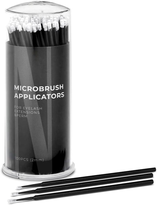 Nanolash Microbrush Applicators 100 pcs - eyelash microbrushes, disposable eyelash applicators, micro brushes for eyelash extensions (2 mm) Beauty Goddess ScentiMelti Wax Melts