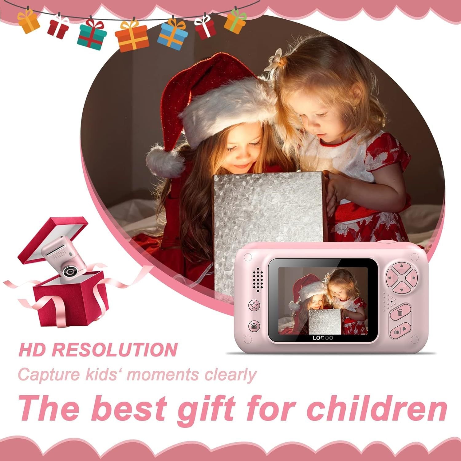 Kids Camera, Children Digital Selfie Camera For 3-12 Year Old Girls Boys With 20MP Photo Resolution, 1080P HD Video Camera With 32GB SD Card And Selfie Stick - ScentiMelti Home Fragrance, Beauty & Gifts UK