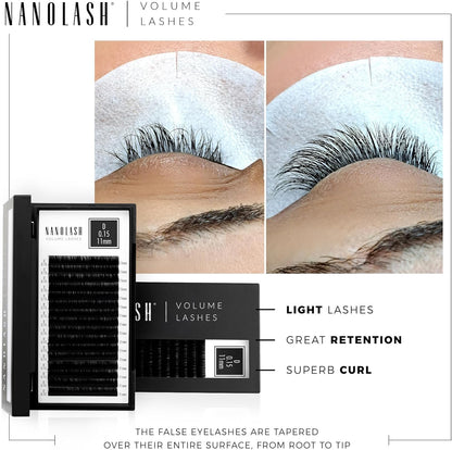 Nanolash Volume Lashes - false lashes for professional eyelash extensions, volume eyelash extensions (0.05 D, 10mm) Beauty Goddess ScentiMelti Wax Melts