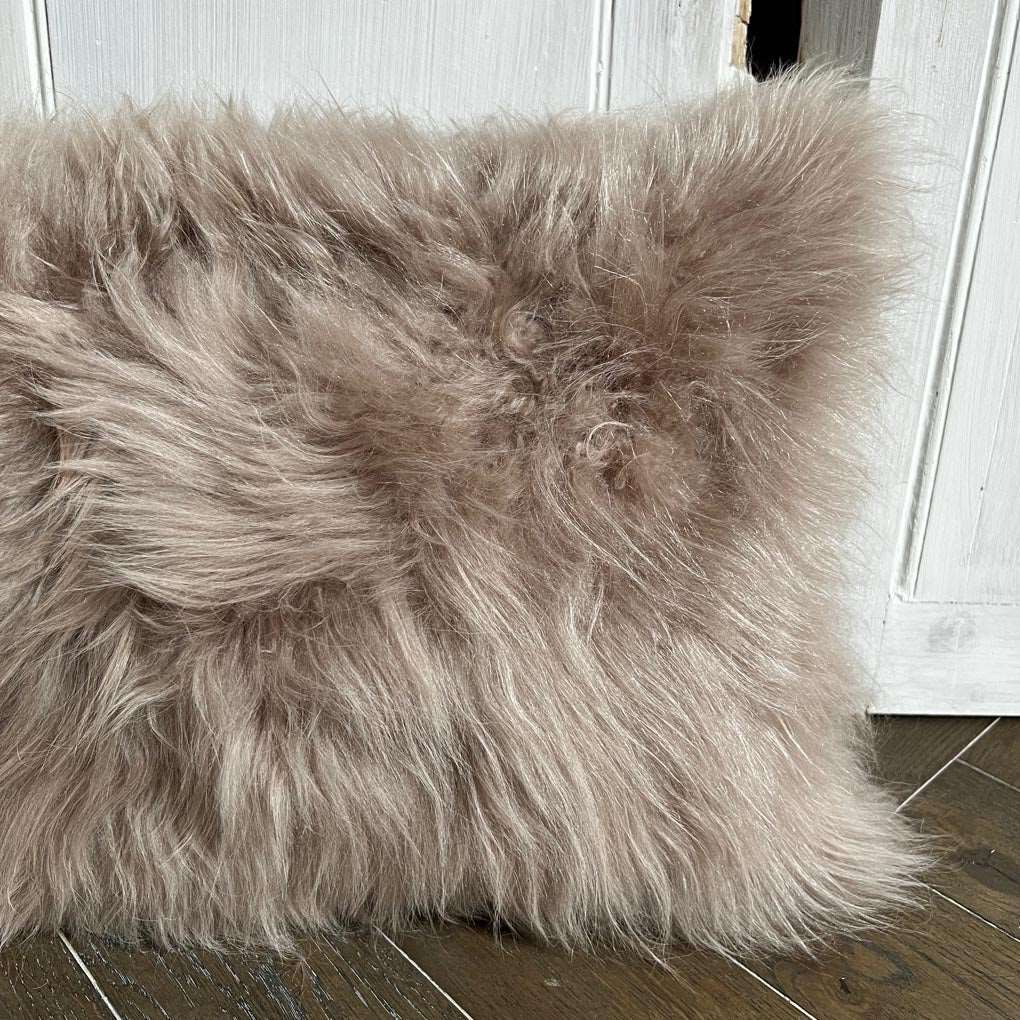 Cashmere Fur Cushion | Honey Gold 30cm x 50cm - ScentiMelti Home Fragrance, Beauty & Gifts UK