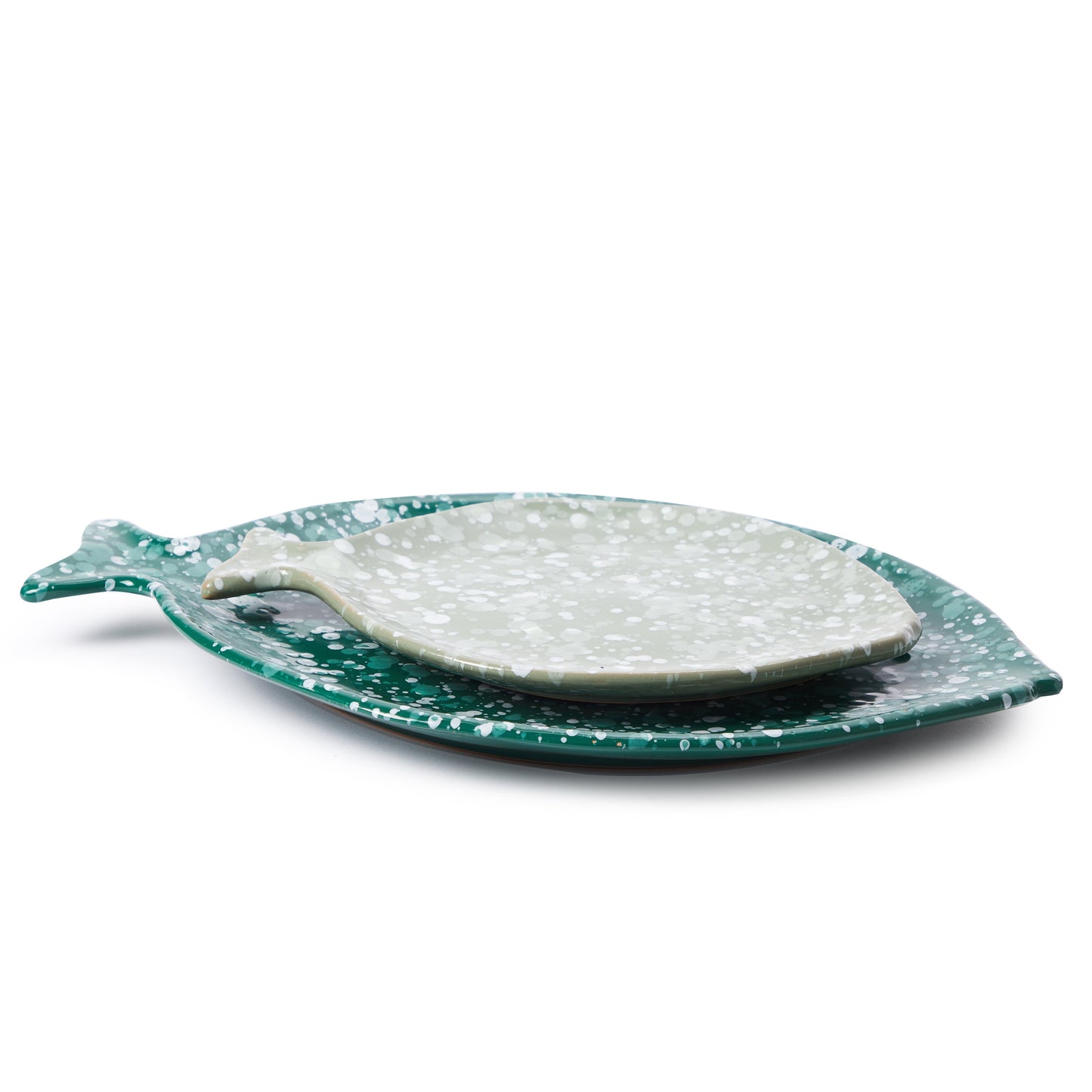 Small Fish Platter Silt Green 22cm - ScentiMelti Home Fragrance, Beauty & Gifts UK