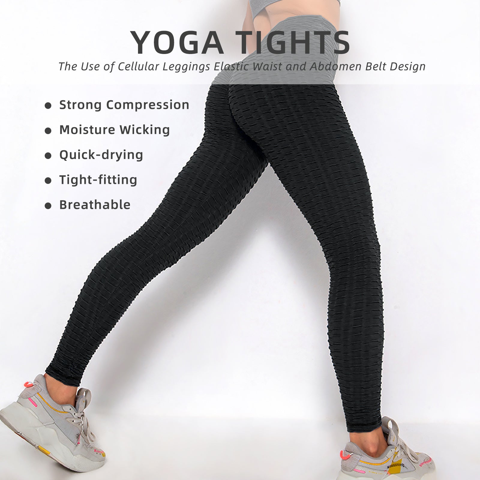 Women TIK Tok Viral Leggings |Bubble Textured Leggings Butt Lifting Yoga Pants Black www.ellajames.co.uk ScentiMelti Wax Melts