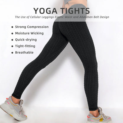 Women TIK Tok Viral Leggings |Bubble Textured Leggings Butt Lifting Yoga Pants Black www.ellajames.co.uk ScentiMelti Wax Melts