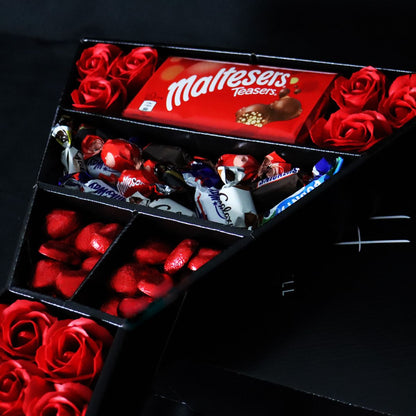 Celebrations Signature Chocolate Bouquet With Red Roses - ScentiMelti  Celebrations Signature Chocolate Bouquet With Red Roses