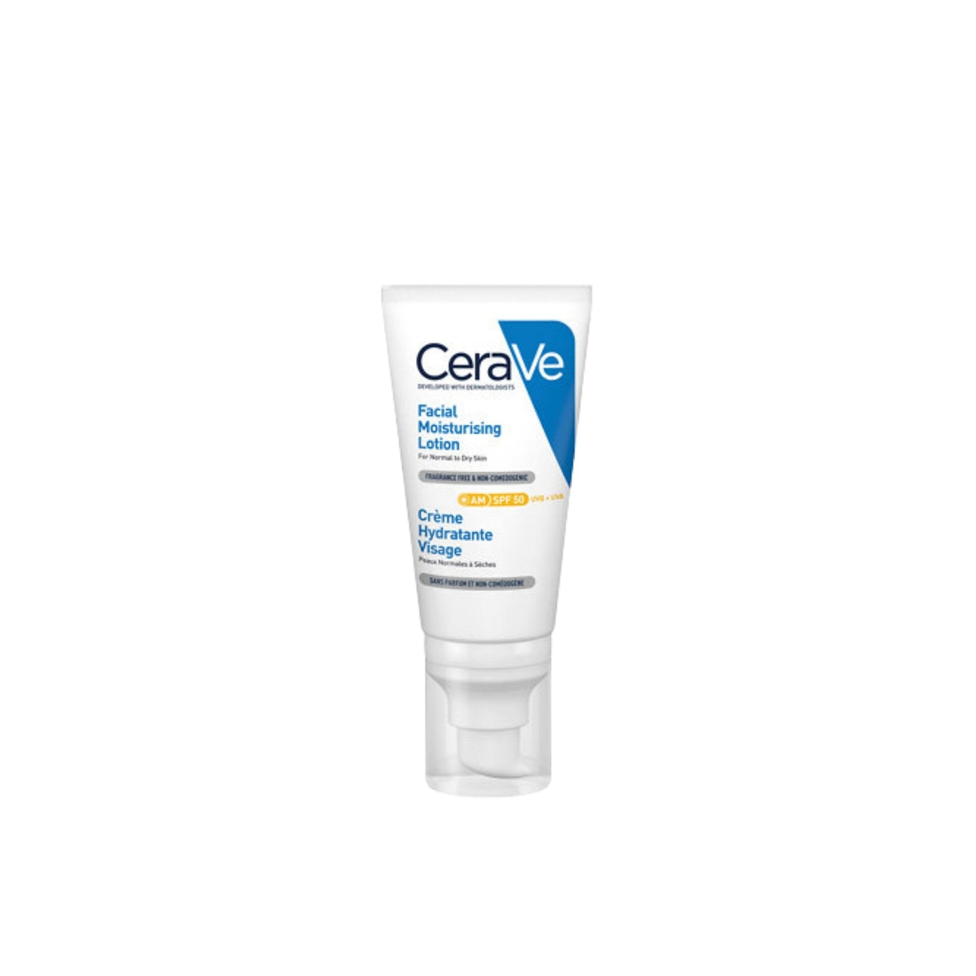 CeraVe AM Facial Moisturising Lotion SPF 50 52ml - ScentiMelti Home Fragrance, Beauty & Gifts UK