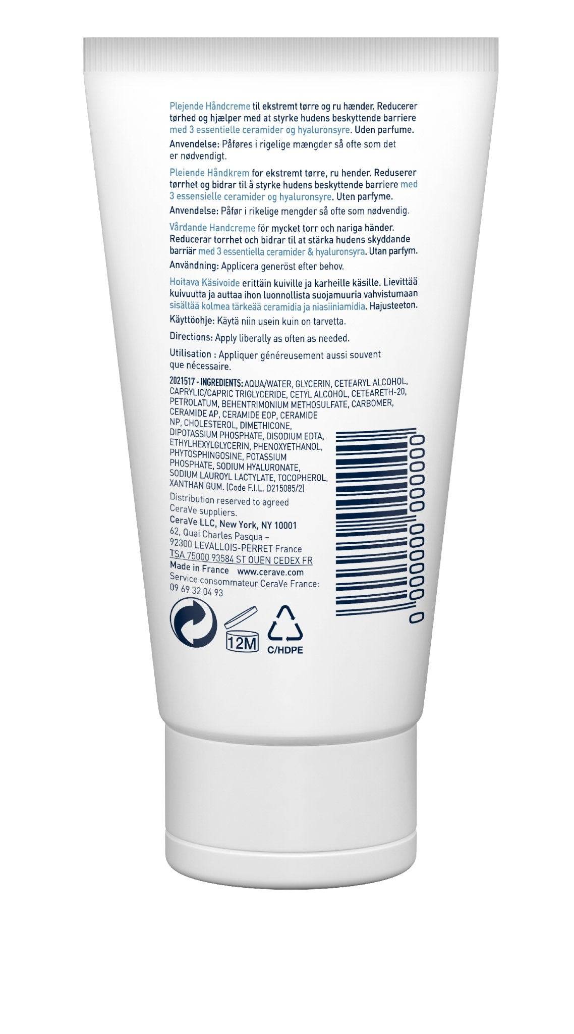 CeraVe Reparative Hand Cream 50ml - ScentiMelti Home Fragrance, Beauty & Gifts UK