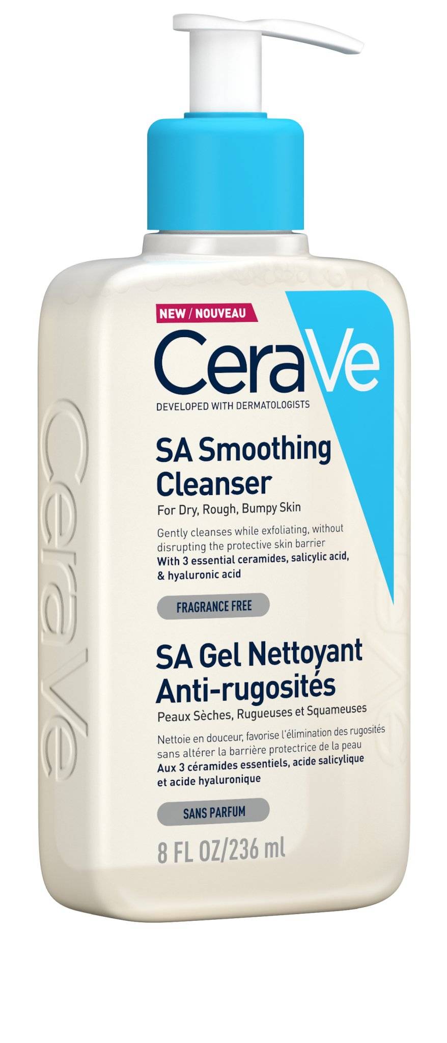 CeraVe SA SMOOTHING CLEANSER 236ML - ScentiMelti Home Fragrance, Beauty & Gifts UK