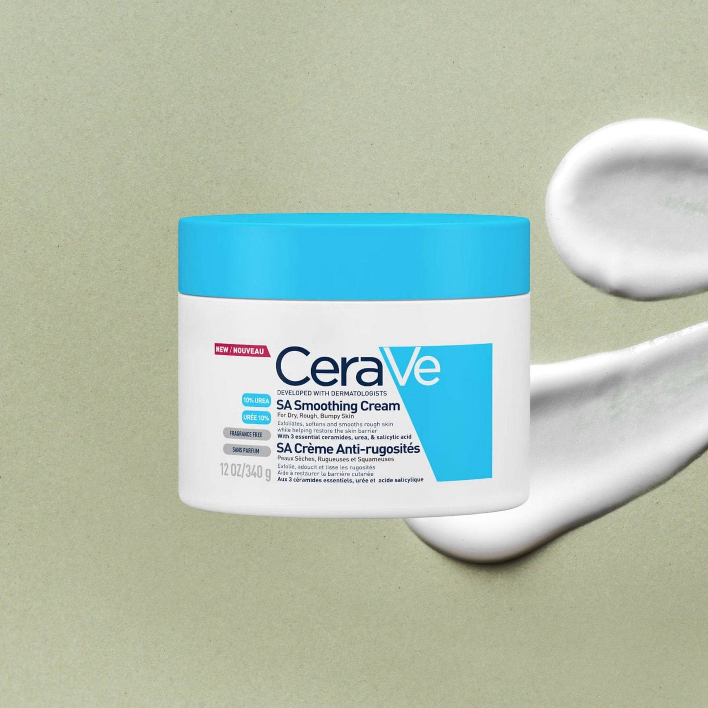 CeraVe Smoothing Cream Pot 340g - ScentiMelti Home Fragrance, Beauty & Gifts UK