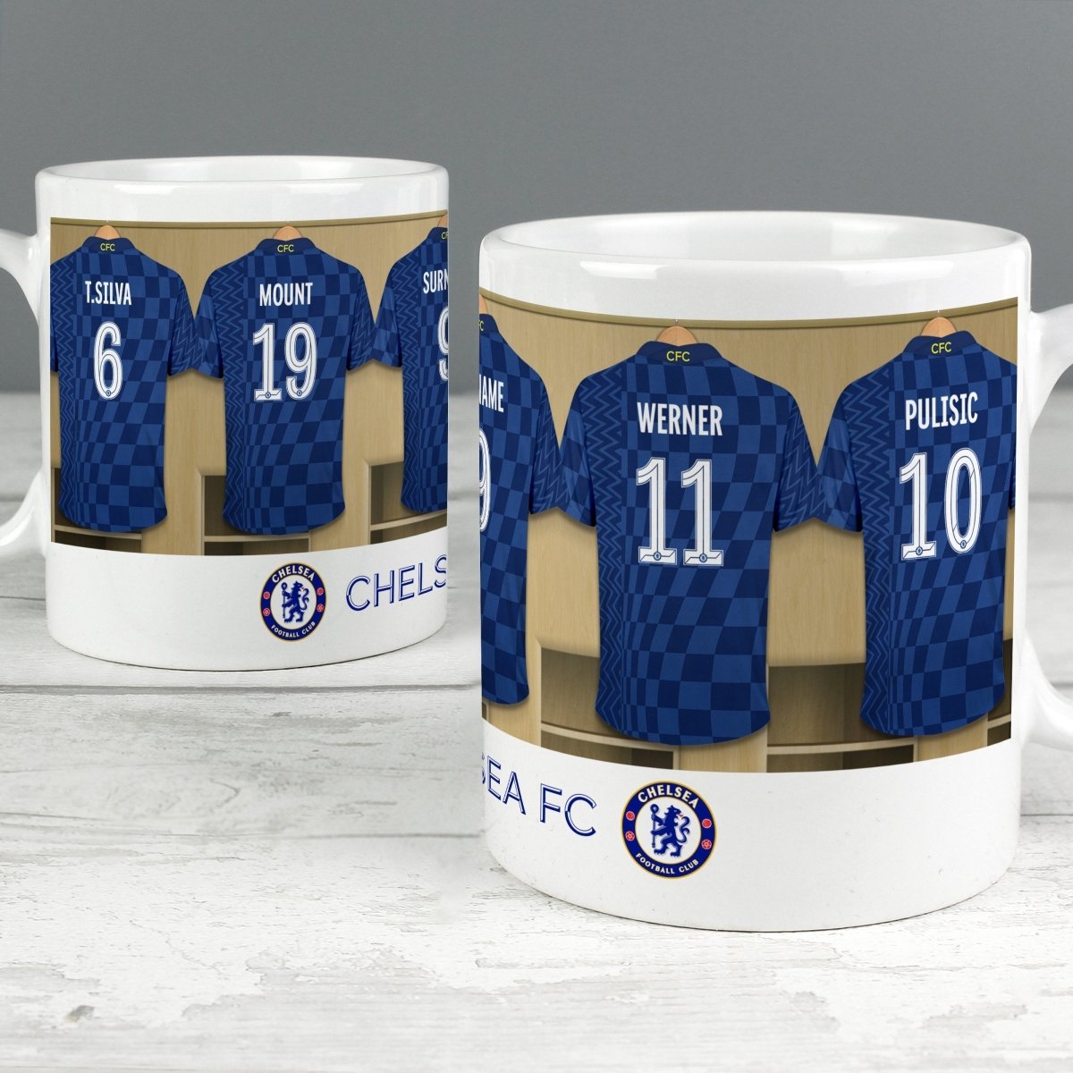 Chelsea Football Club Dressing Room Mug - ScentiMelti Home Fragrance, Beauty & Gifts UK