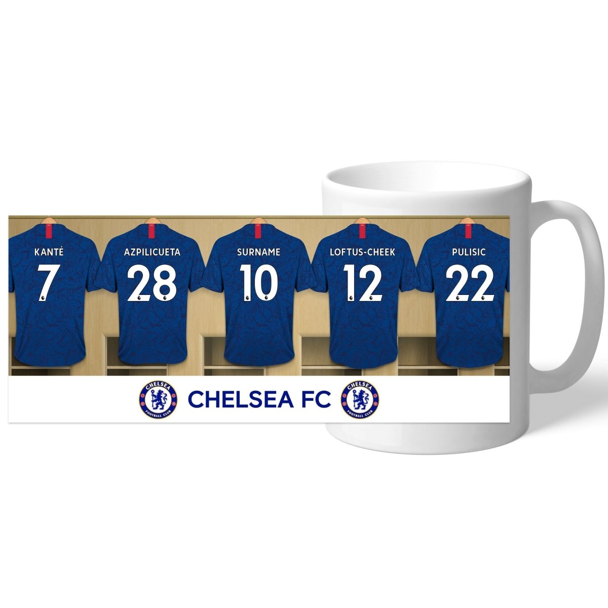 Chelsea Football Club Dressing Room Mug - ScentiMelti Home Fragrance, Beauty & Gifts UK