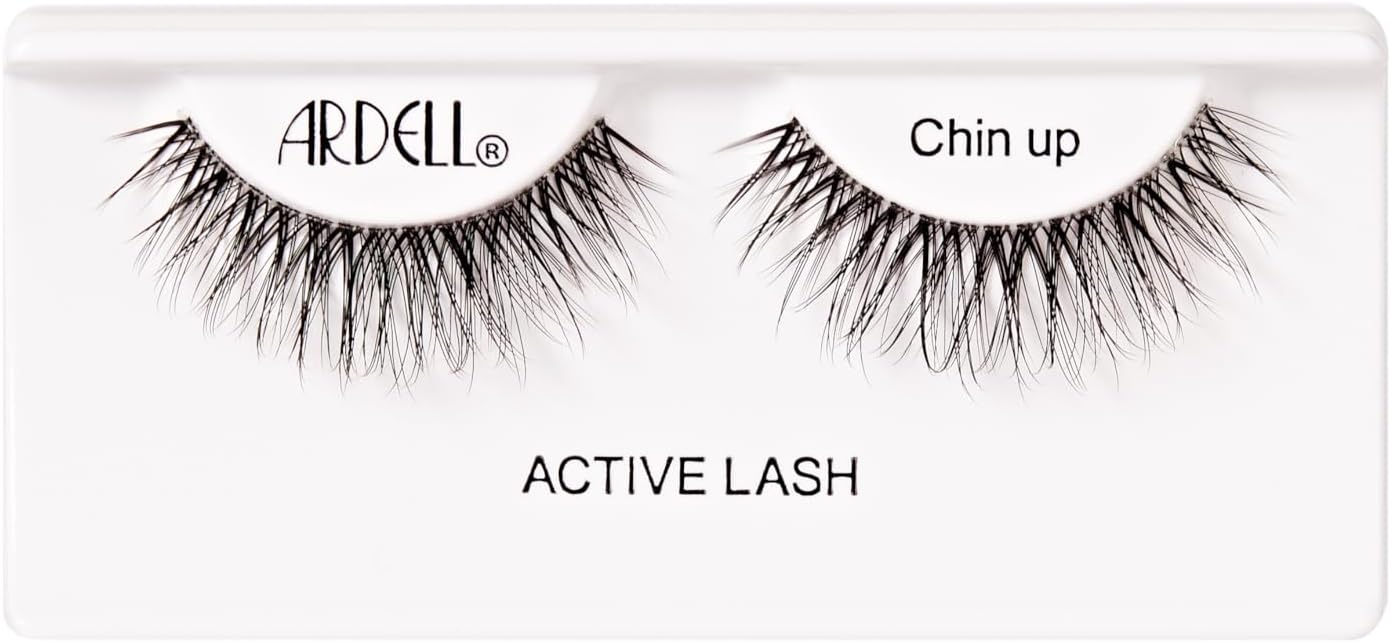 Ardell Active Lash Chin Up False Eyelashes, Water-resistant, Medium Volume and Length, Vegan Friendly, 1 Pair (Pack of 1) - ScentiMelti Home Fragrance, Beauty & Gifts UK