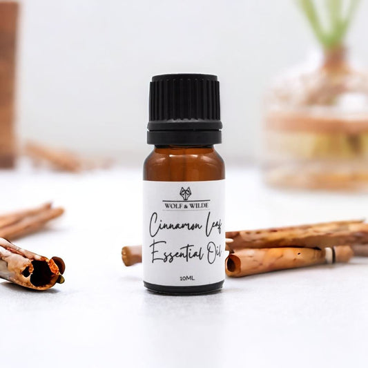 Cinnamon Leaf Organic Pure Essential Oil 10ml Wolf & Wilde ScentiMelti Wax Melts