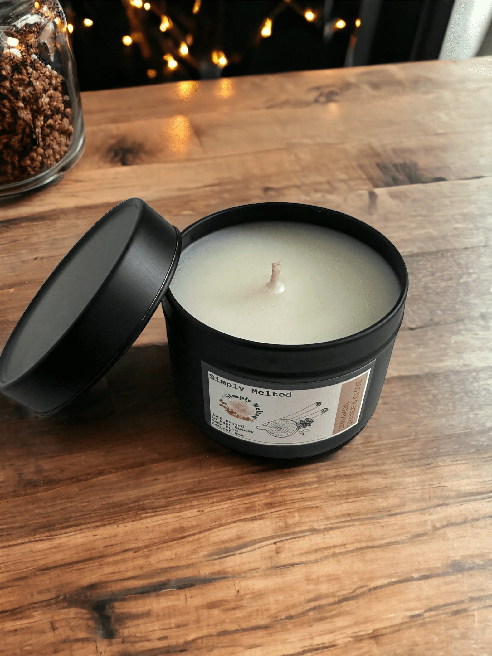 Cinnamon, Orange & Clove Tin Candle - ScentiMelti Home Fragrance, Beauty & Gifts UK