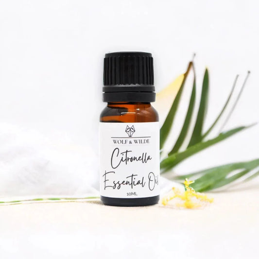 Citronella Organic Pure Essential Oil 10ml Wolf & Wilde ScentiMelti Wax Melts