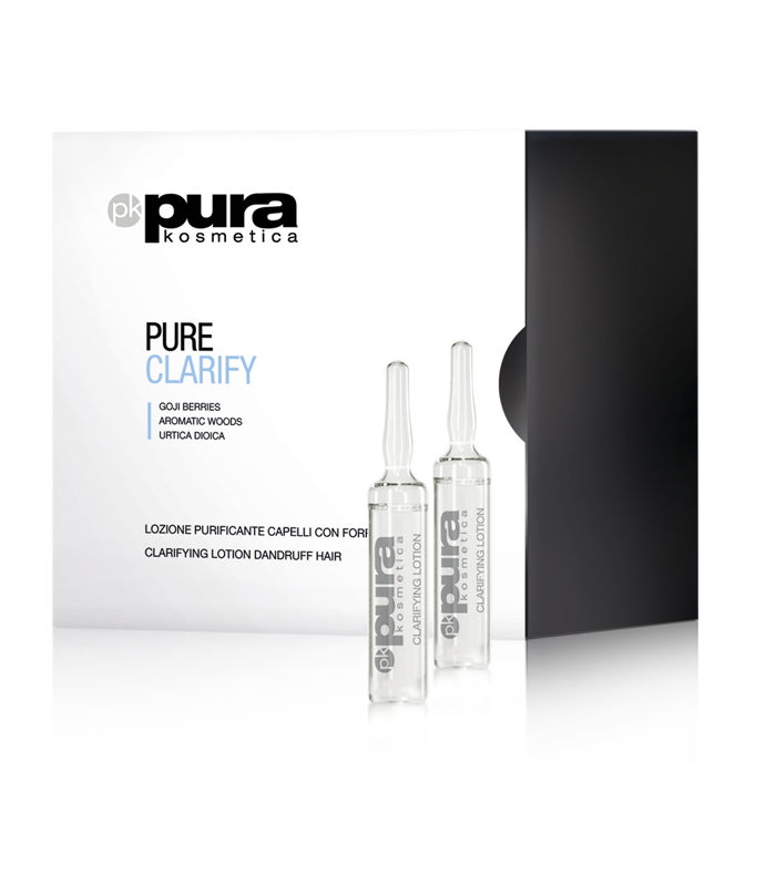 Pura Kosmetica Pure Clarify Purifying Lotion for Dandruff, 12 x 6ml - ScentiMelti Home Fragrance, Beauty & Gifts UK