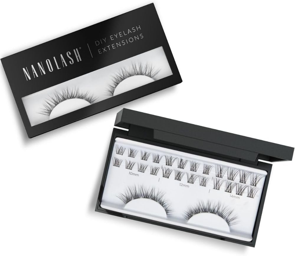 Nanolash DIY Eyelash Extensions 36 pcs - cluster lashes DIY, cluster false eyelashes for lash extensions at home, individual cluster lashes (CLASSY) Beauty Goddess ScentiMelti Wax Melts