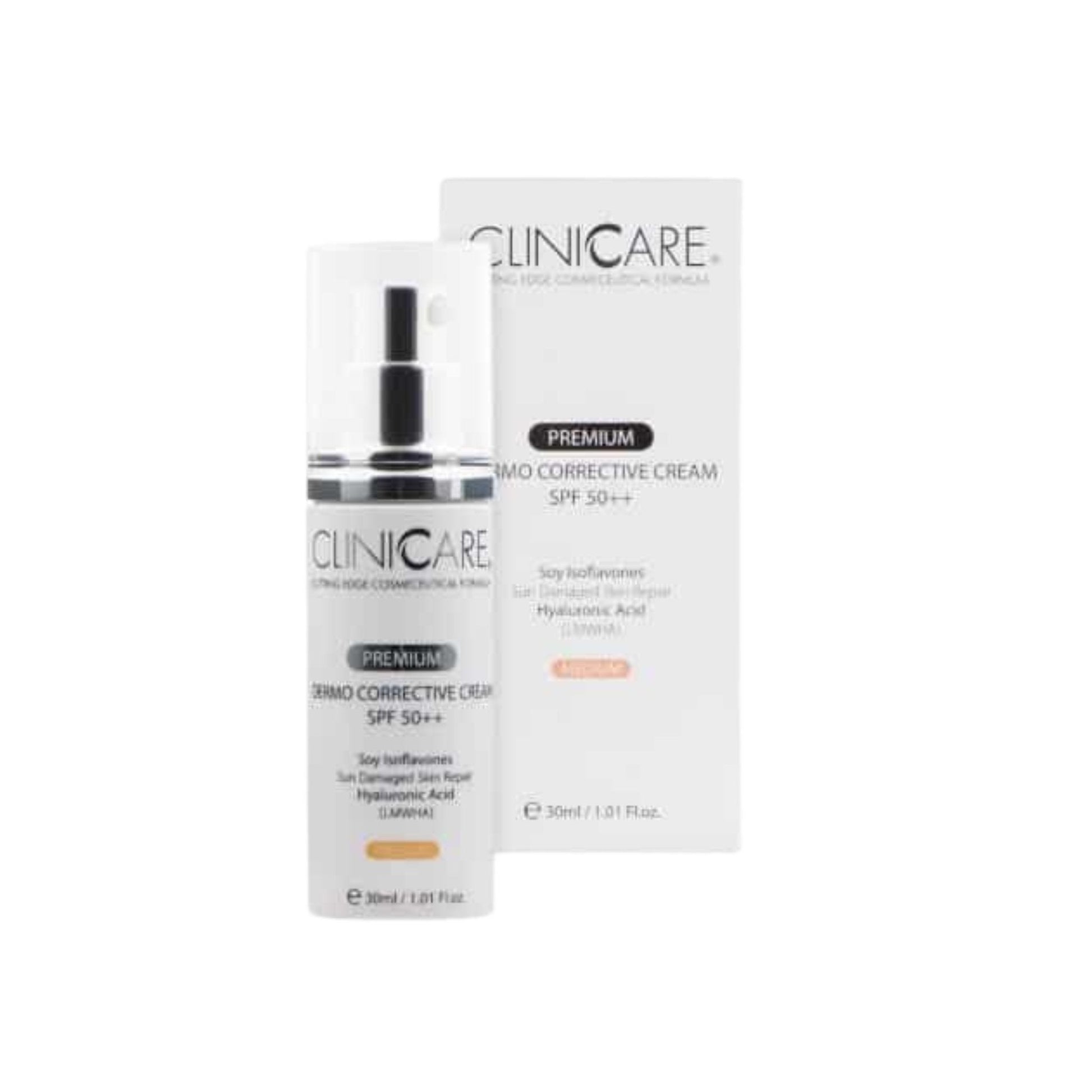 CLINICCARE Dermo Corrective Cream SPF50++ Darker 30ml Vegan - ScentiMelti Home Fragrance, Beauty & Gifts UK