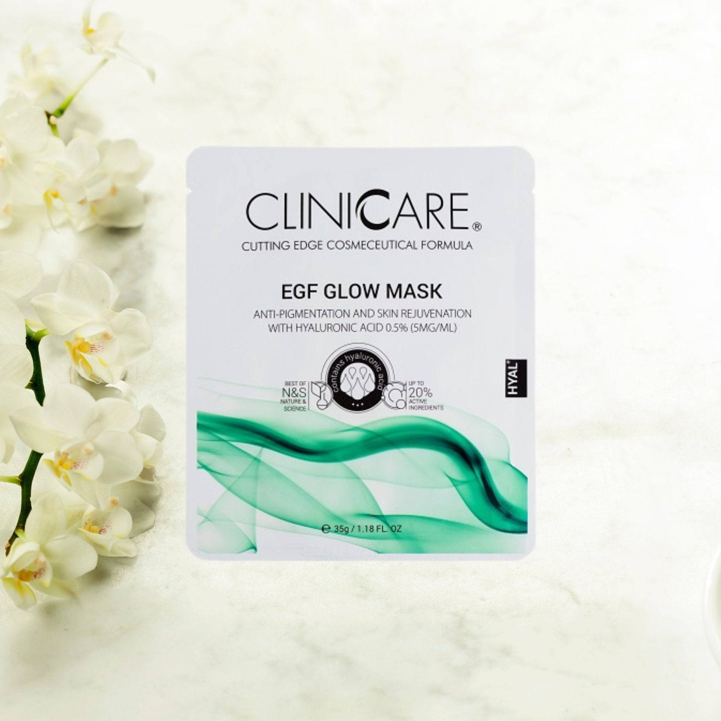 CLINICCARE EGF GLOW MASK - ScentiMelti Home Fragrance, Beauty & Gifts UK