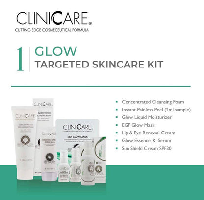 CLINICCARE Glow Depigmenting Kit 90 Day Plan (Vegan) - ScentiMelti Home Fragrance, Beauty & Gifts UK