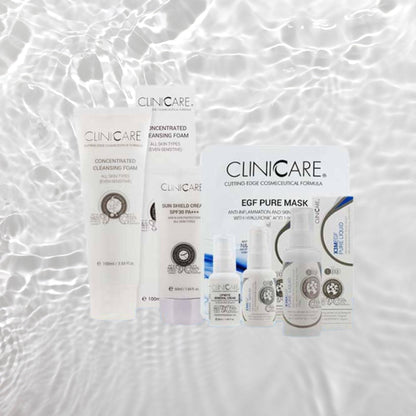 CLINICCARE Pure Complexion Clearing Kit 90 Day Plan (Vegan) - ScentiMelti Home Fragrance, Beauty & Gifts UK