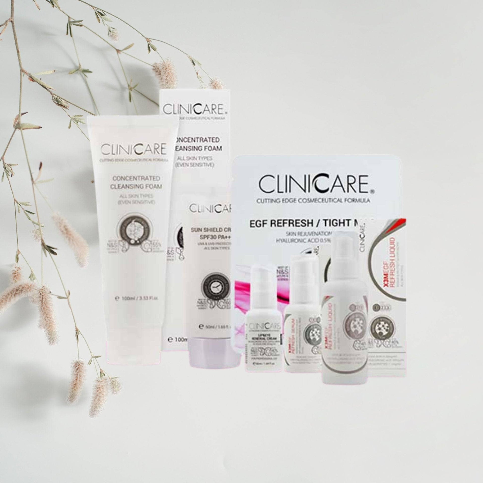 CLINICCARE Refresh Rejuvenating Kit 90 Day Plan (Vegan) - ScentiMelti Home Fragrance, Beauty & Gifts UK