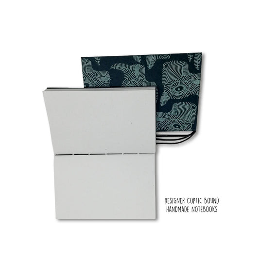 Handmade dark grey A6 Upcycled Note book (set of 2) - ScentiMelti Home Fragrance, Beauty & Gifts UK