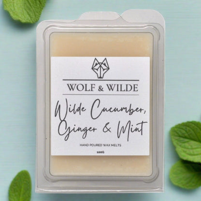 Cucumber, Ginger & Mint Soy Wax Melts 100g Wolf & Wilde ScentiMelti Wax Melts