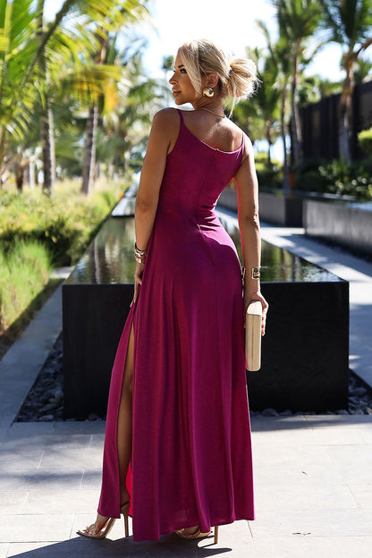 Chiara Strapless Maxi Occasion dress | Numoco