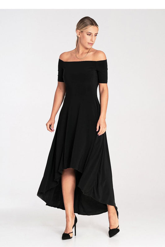 Off Shoulder Occasion Evening Dress | Figl