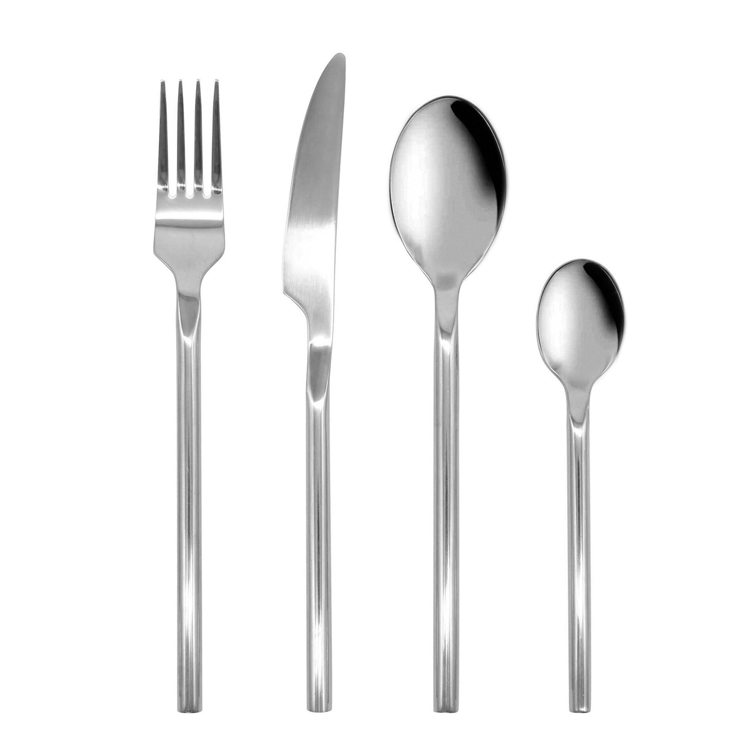 Cutlery Sets Stainless Steel Spoon Fork 16 24 32 Piece Set Solid Forged Steel Handle Bar Dishwasher Safe Glim&Glam - ScentiMelti Home Fragrance, Beauty & Gifts UK