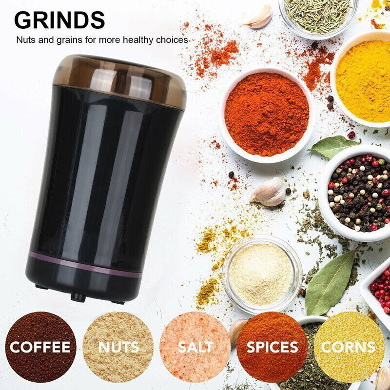 Electric Coffee Grinder Grinding Mill Nut Bean Spice Matte Blade Blender - ScentiMelti Home Fragrance, Beauty & Gifts UK