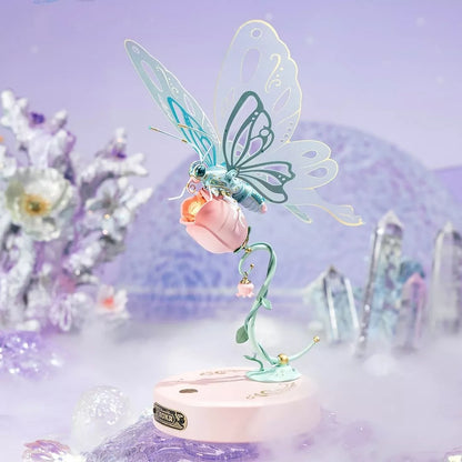 ROKR Starry Blue Mechanical Butterfly Plastic 3D Puzzle DIY Model Kid Xmas Gifts - ScentiMelti Home Fragrance, Beauty & Gifts UK