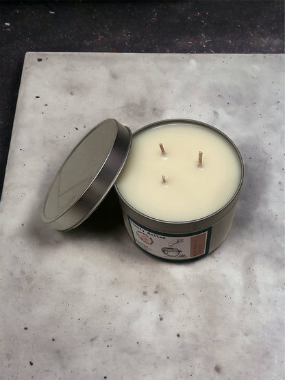 Dark Honey & Tobacco Three Wick Candle Tin - ScentiMelti Home Fragrance, Beauty & Gifts UK