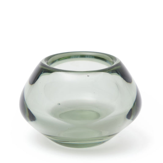 Recycled Glass Tea Light Holder Short - ScentiMelti Home Fragrance, Beauty & Gifts UK