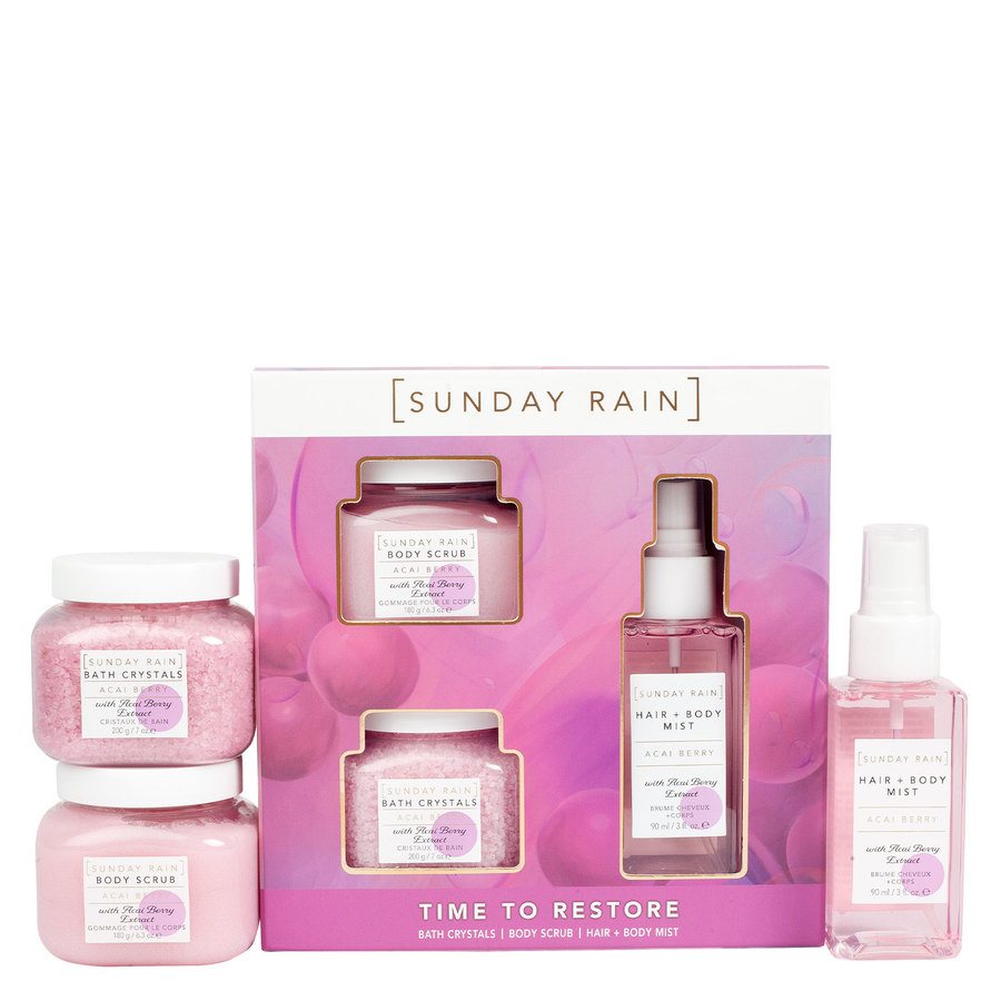 Sunday Rain Acai Berry Gift Set - ScentiMelti Home Fragrance, Beauty & Gifts UK