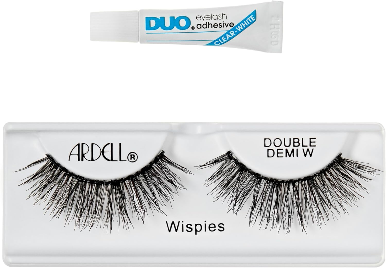 Ardell Double Demi Wispies False Eyelashes, Duo Adhesive Included, Full Volume Medium Length, Vegan Friendly, 1 Pair (Pack of 1) - ScentiMelti Home Fragrance, Beauty & Gifts UK