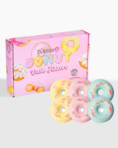 Bubble T Donut Bath Bomb Fizzer Gift Set (6 X 58G) - ScentiMelti Home Fragrance, Beauty & Gifts UK