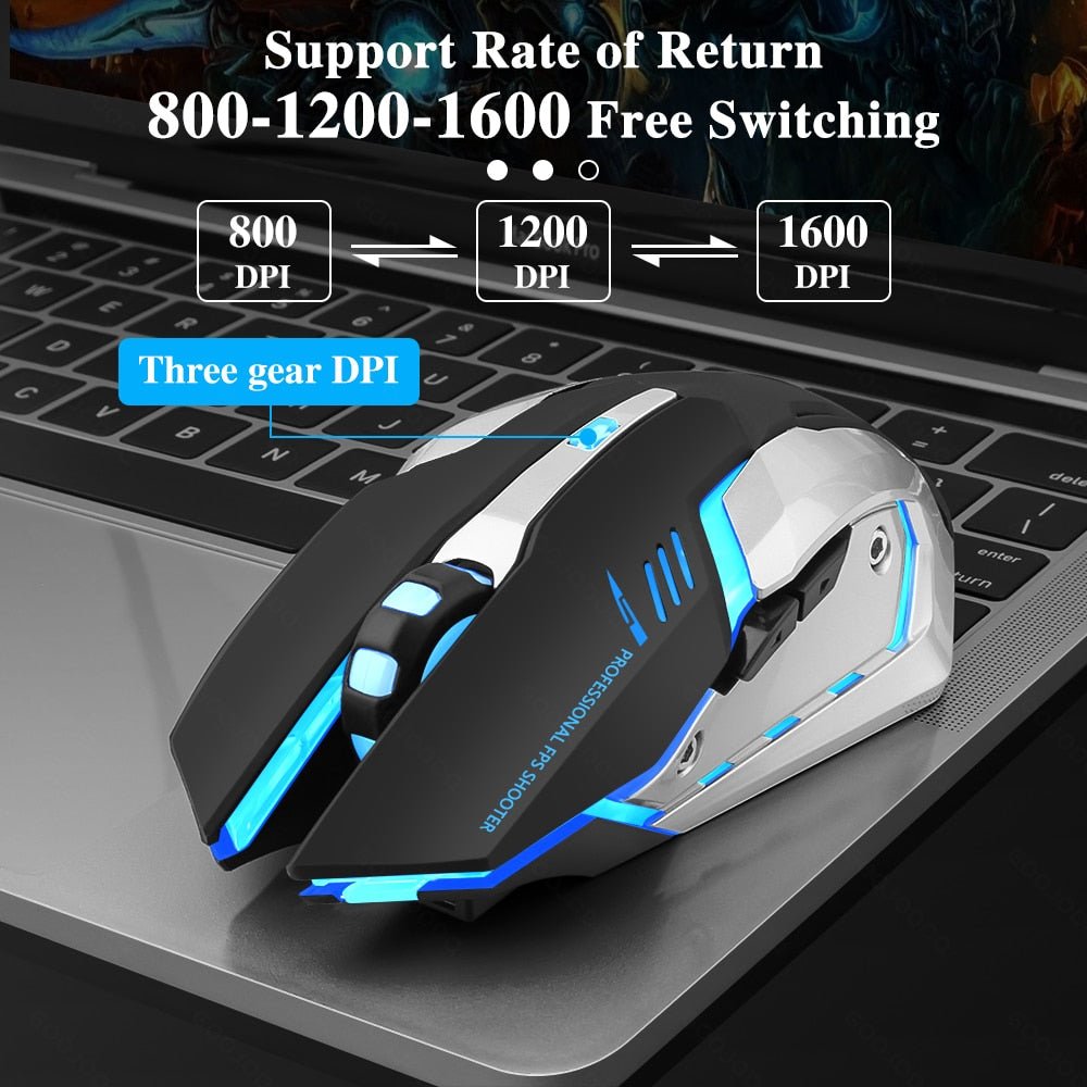 Dual-mode Bluetooth Battery Wireless Gaming Mouse - ScentiMelti Home Fragrance, Beauty & Gifts UK