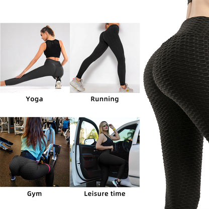 Women TIK Tok Viral Leggings |Bubble Textured Leggings Butt Lifting Yoga Pants Black www.ellajames.co.uk ScentiMelti Wax Melts