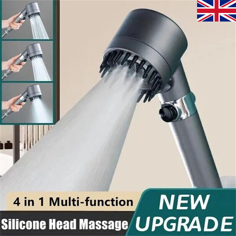 3 Modes Shower Head With Filter High Pressure Water Saving Massage Body Scalp - ScentiMelti Home Fragrance, Beauty & Gifts UK