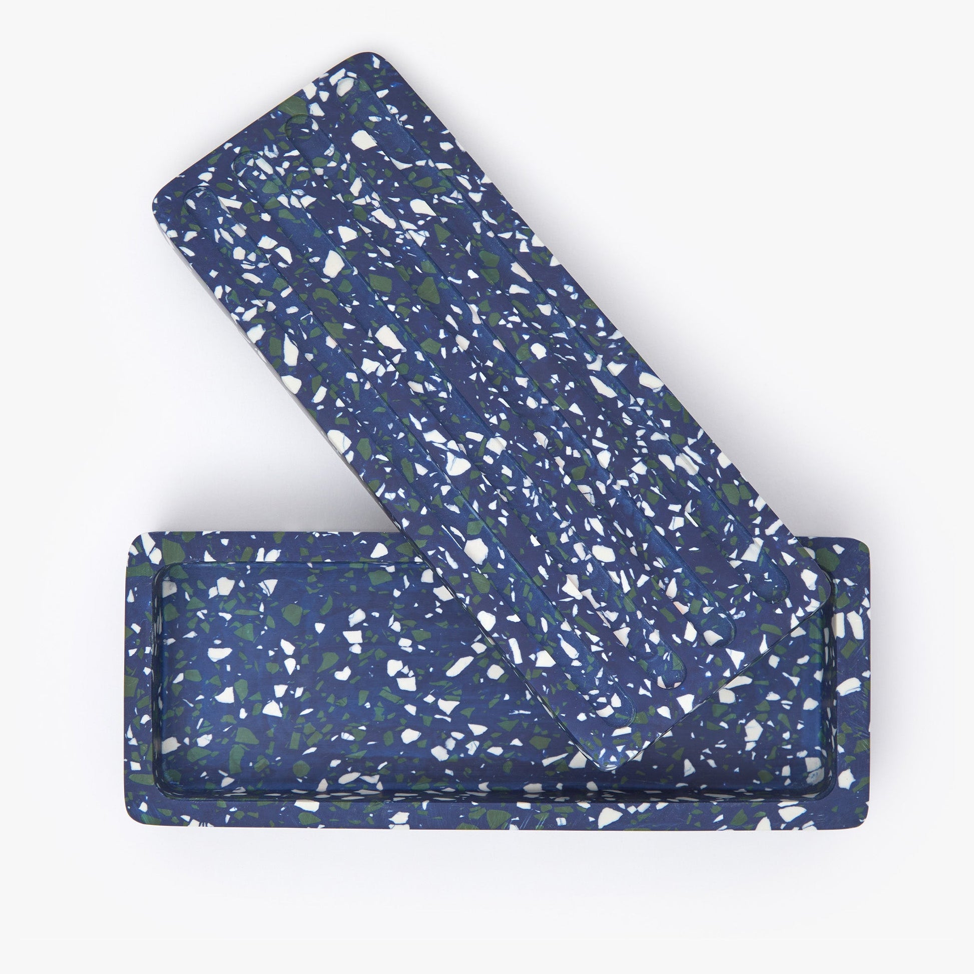 Terrazzo Pencil Storage Box Blue The Conran Shop ScentiMelti Wax Melts